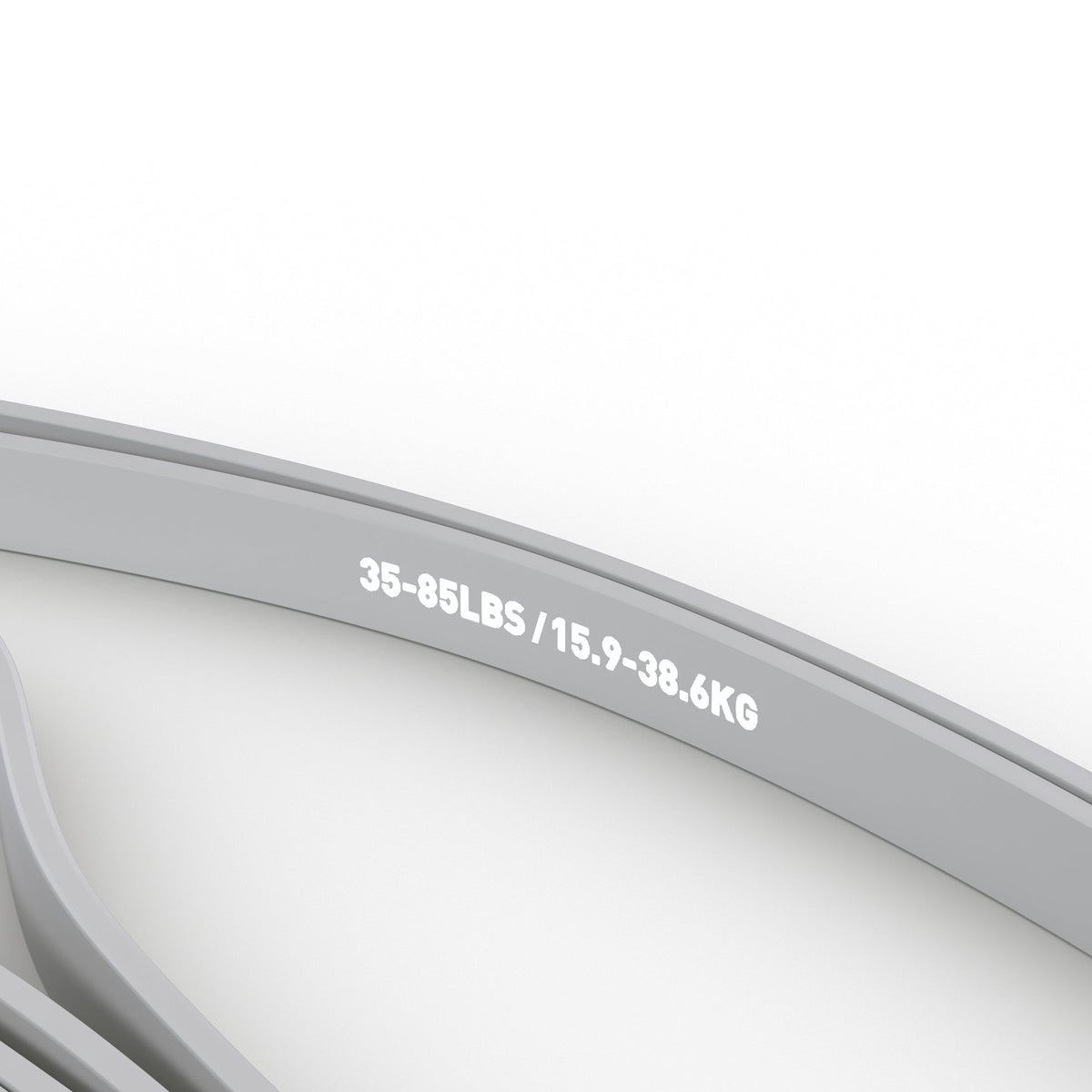 Donkergrijze weerstandsband (15,9–38,6 kg), vierde productfoto