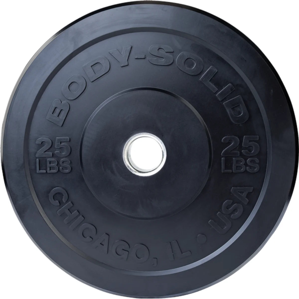 Body-Solid Chicago Extreme Zwarte Olympische Bumper Plates OBPXK