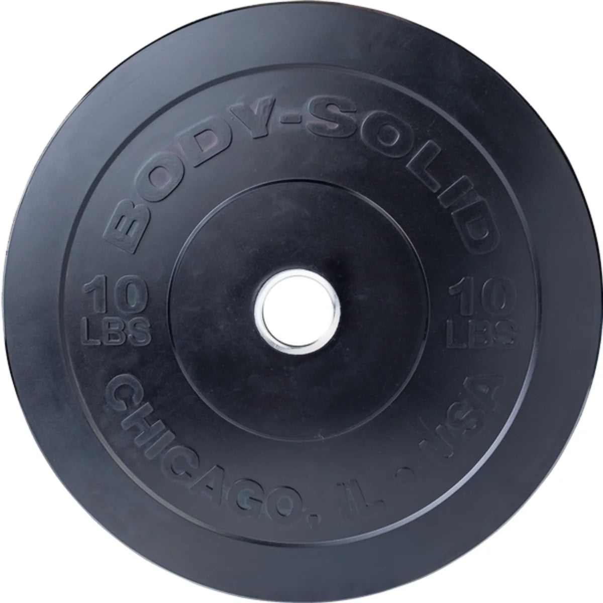 Body-Solid Chicago Extreme Zwarte Olympische Bumper Plates OBPXK
