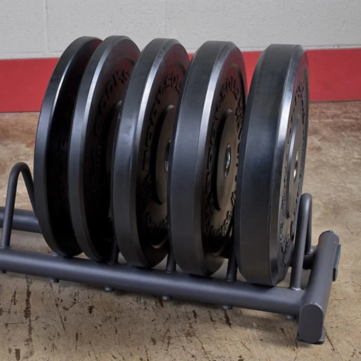 Body-Solid Chicago Extreme Zwarte Olympische Bumper Plates OBPXK