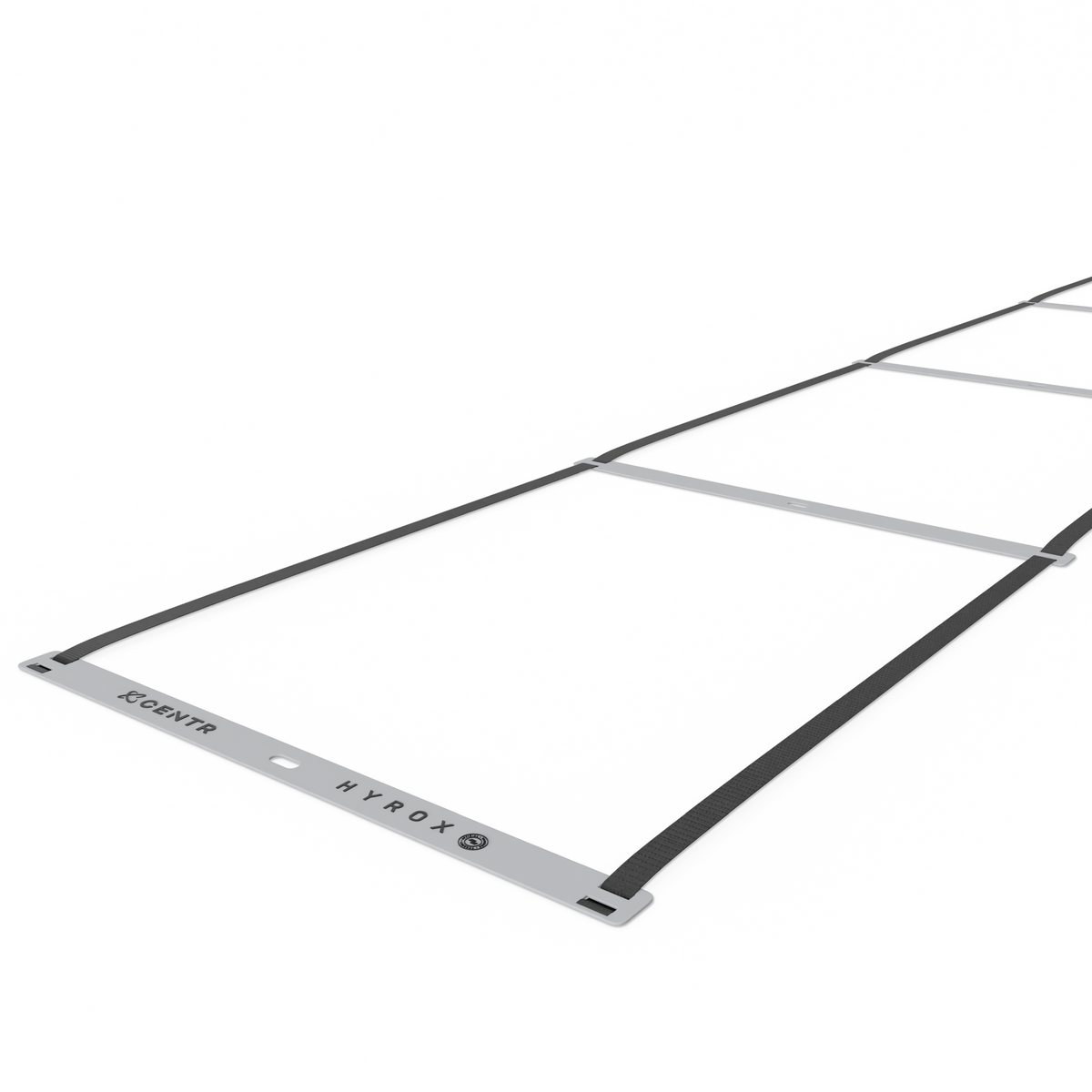 Close-up van een sport en de verbindingsbanden van de agility ladder