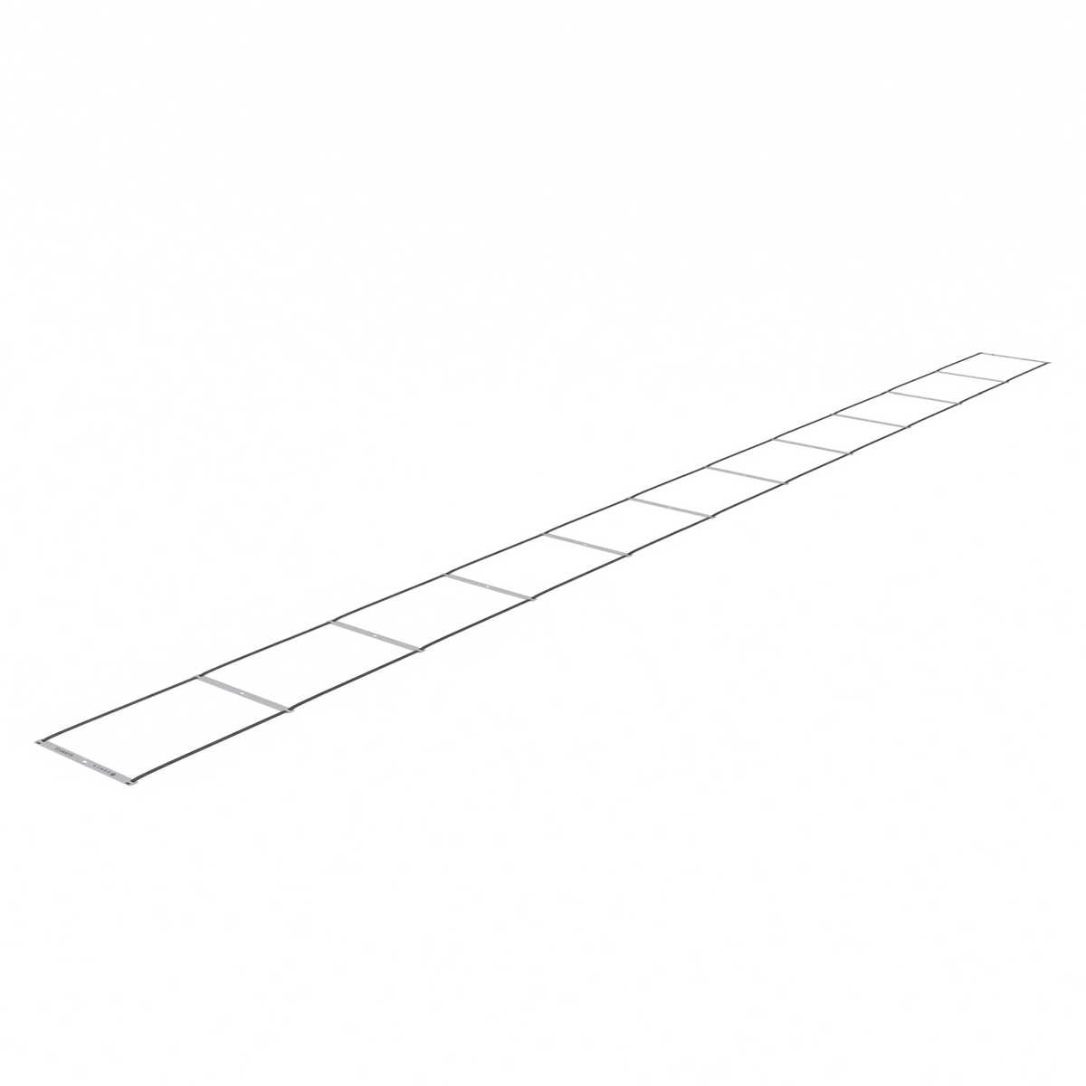 Centr x Hyrox agility ladder volledig uitgerold