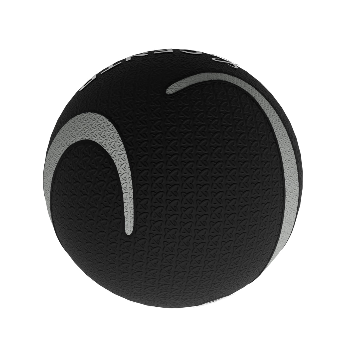 Achterzijde van de 3 kg slam ball in detail