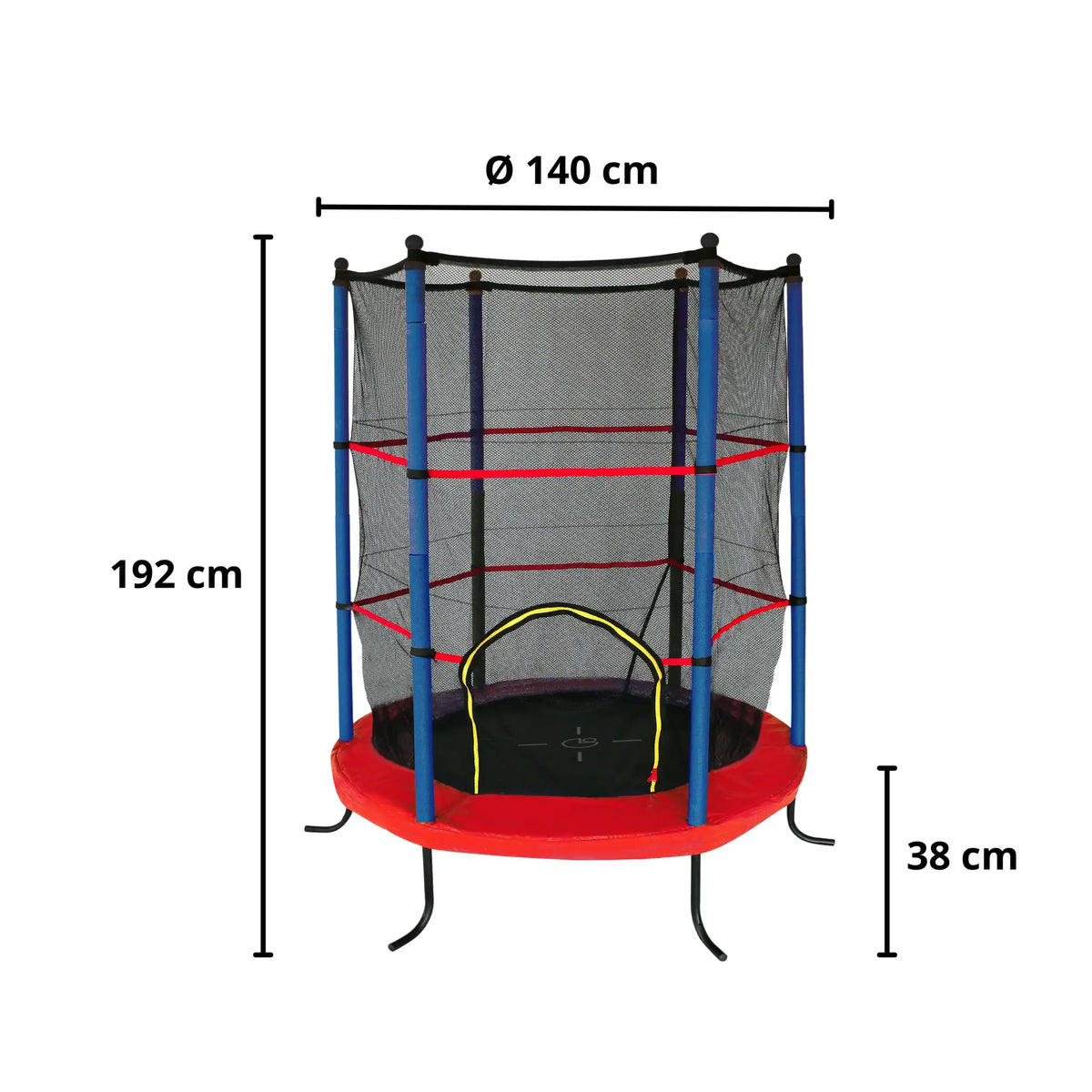 Garlando Combi XS Kids Trampoline - 140 cm