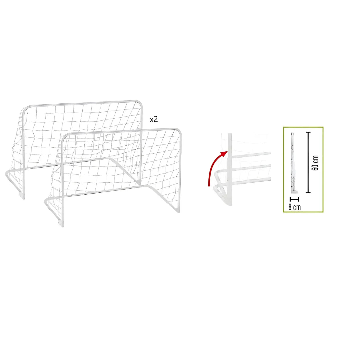 Garlando Voetbaldoeltjes set Train & Score