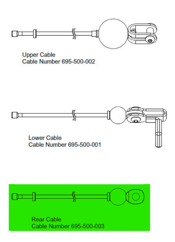 Inspire FT2 Rear Cable - 3160mm- GM695-500-003