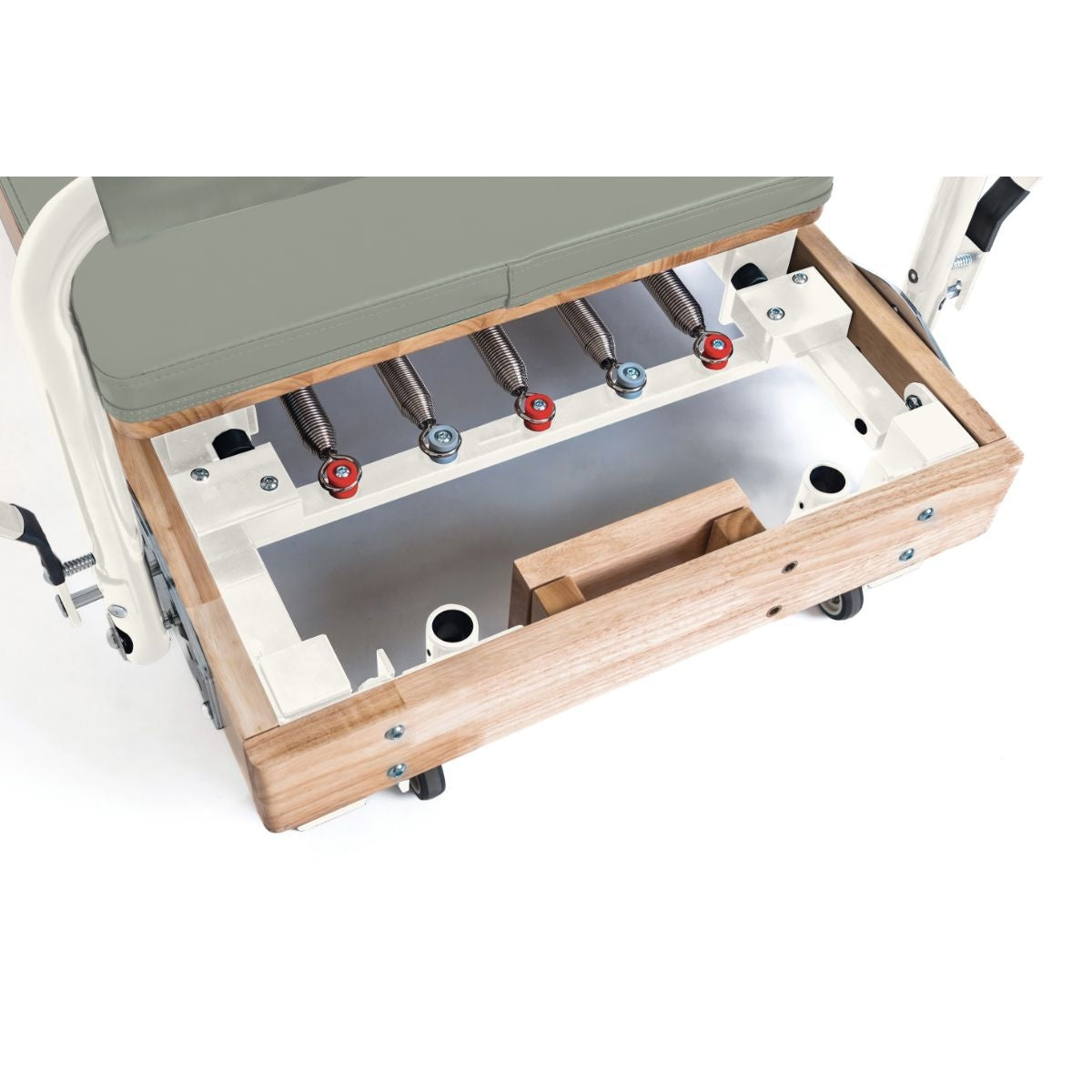 Liveness PTX 500 Beuken Pilates Reformer Groene Thee