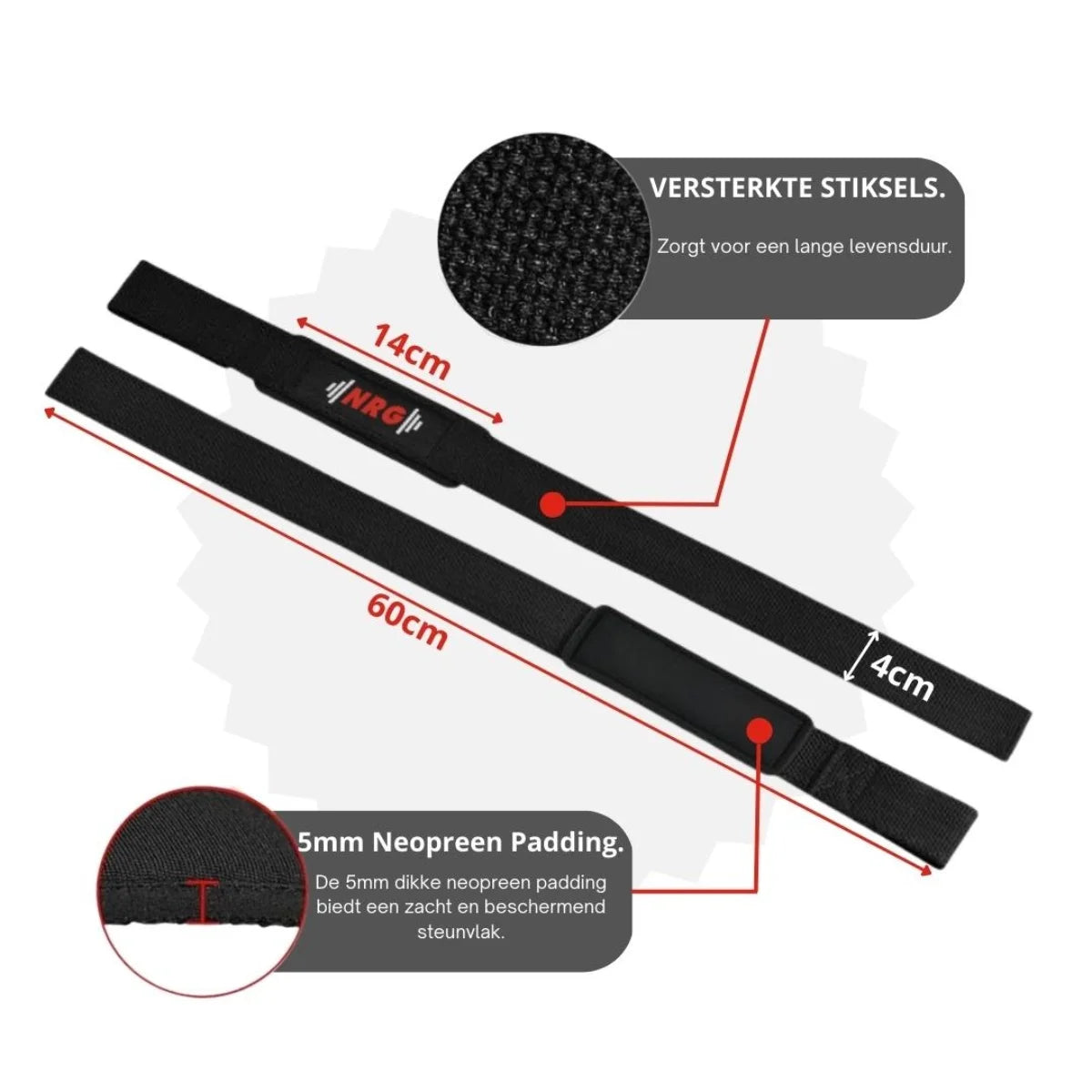 NRG fitness Lifting Straps