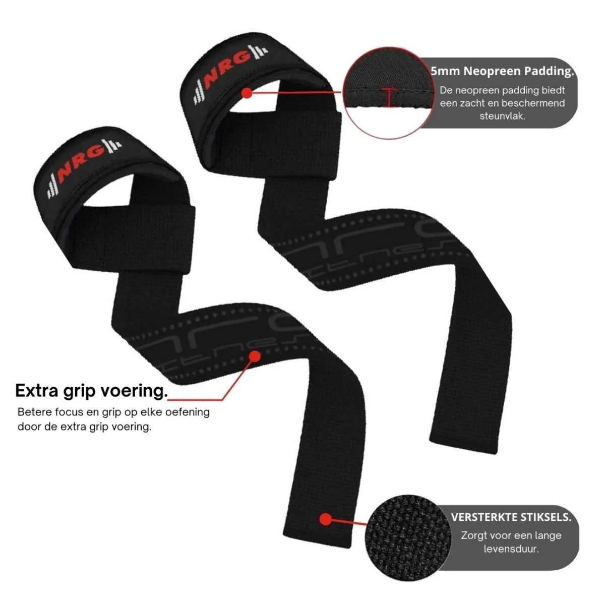 NRG fitness Lifting Straps