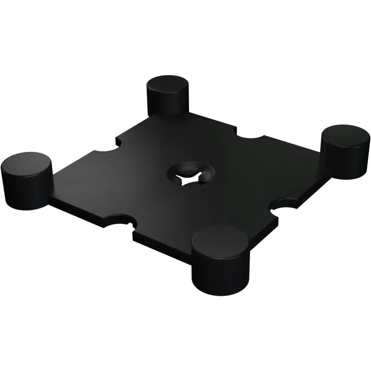 NRG fitness Rubberen Tegel - 100x100x2 cm - Zwart