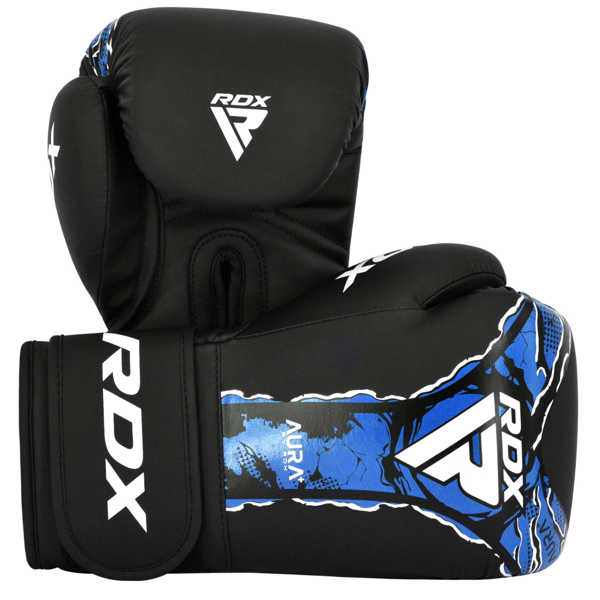 RDX Sports Bokshandschoen Aura F17 Zwart Blauw