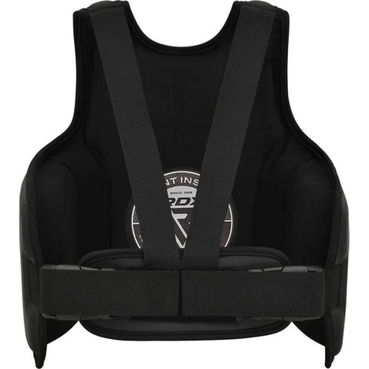 RDX Sports BORSTBESCHERMER F6 MAT ZWART met BLAUW