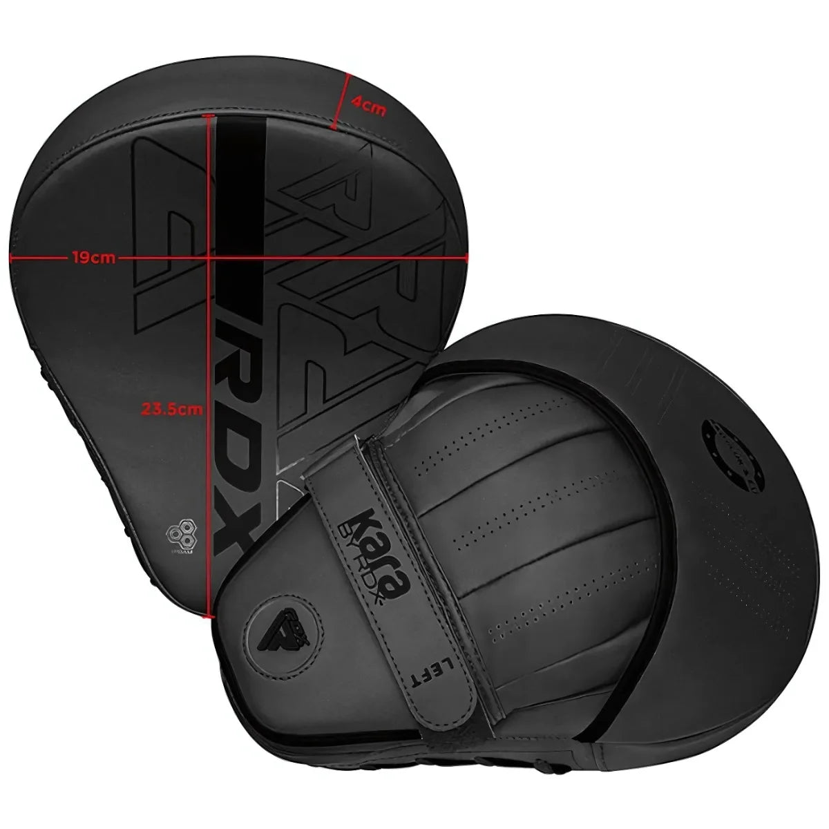 RDX Sports F6 Kara Focus Pads Zwart