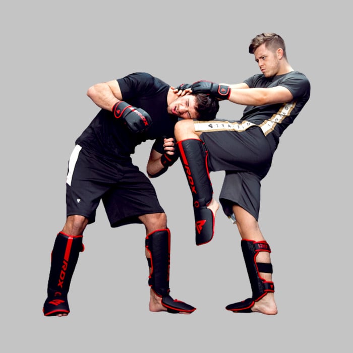 RDX Sports F6 Kara MMA Scheenbeschermers - Roze