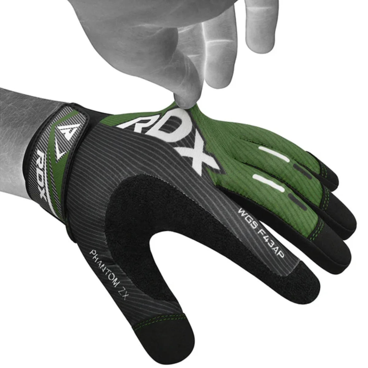RDX Sports Fitnesshandschoenen F43 Groen