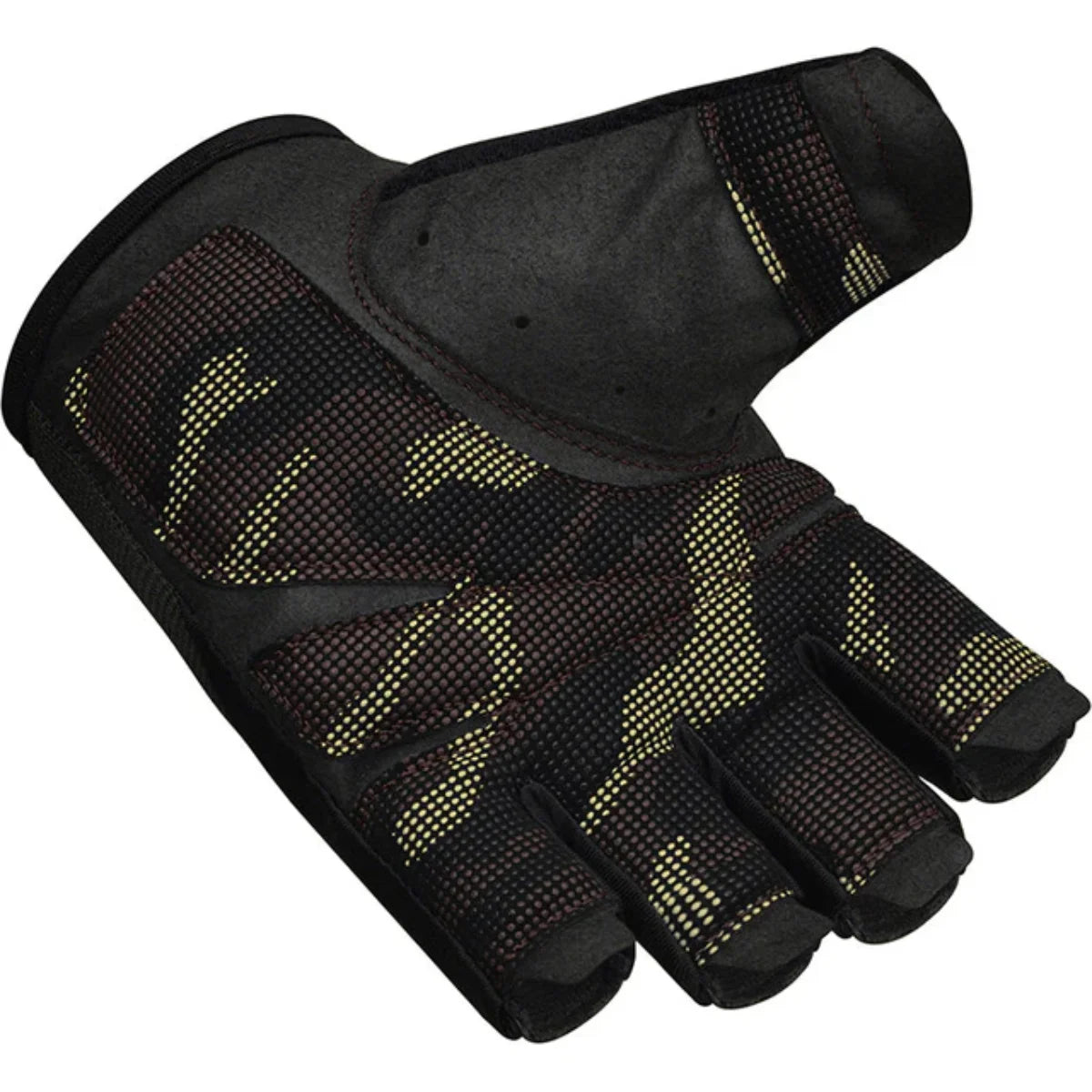 RDX Sports Gym Gloves T2 - Half Finger Braun