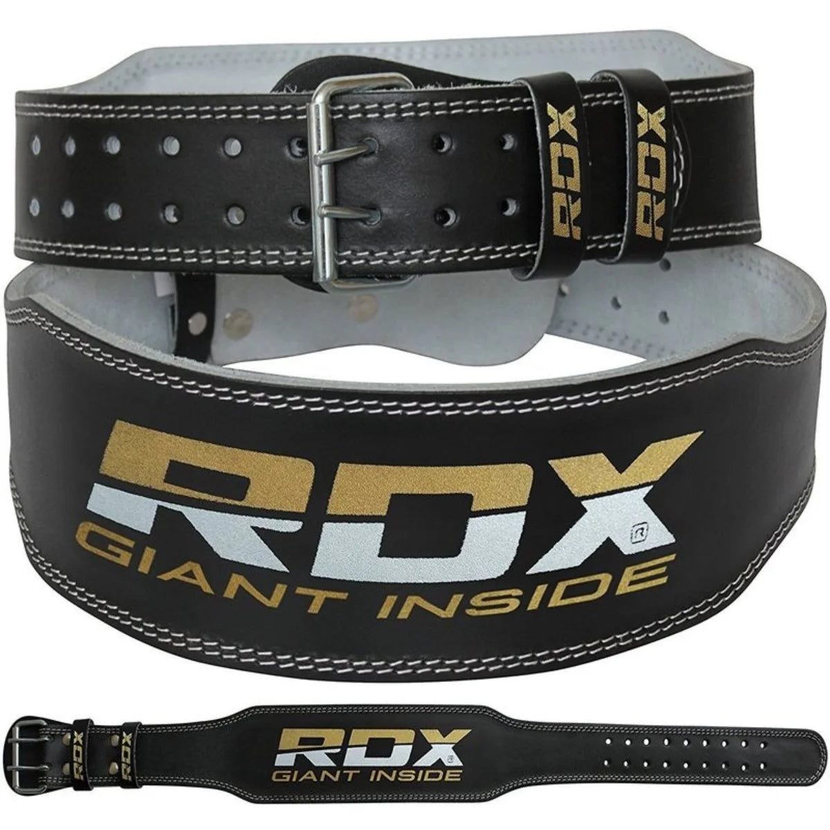 RDX Sports Gym Lederen Gewichtenhef Riem