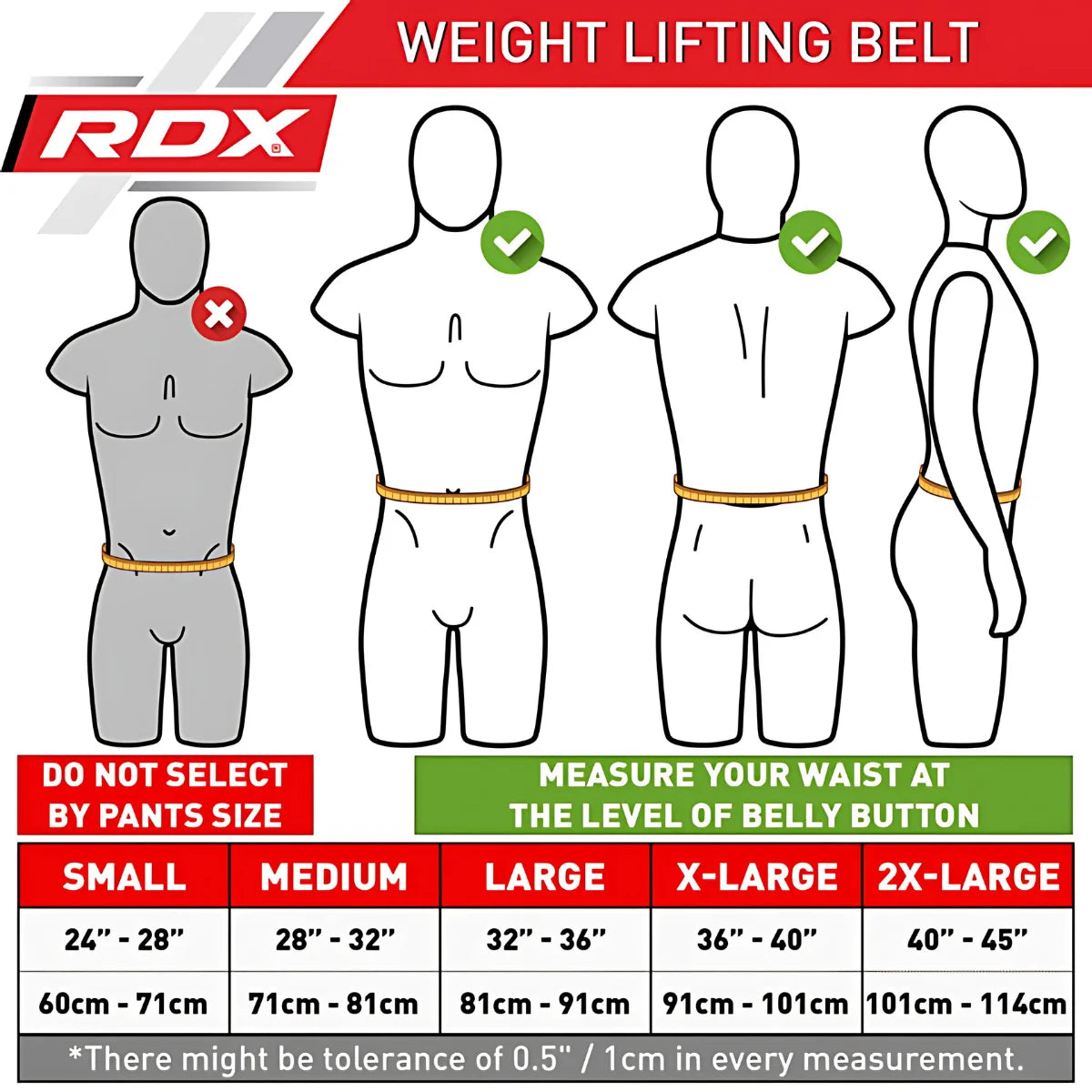 RDX Sports Gym Lederen Gewichtenhef Riem