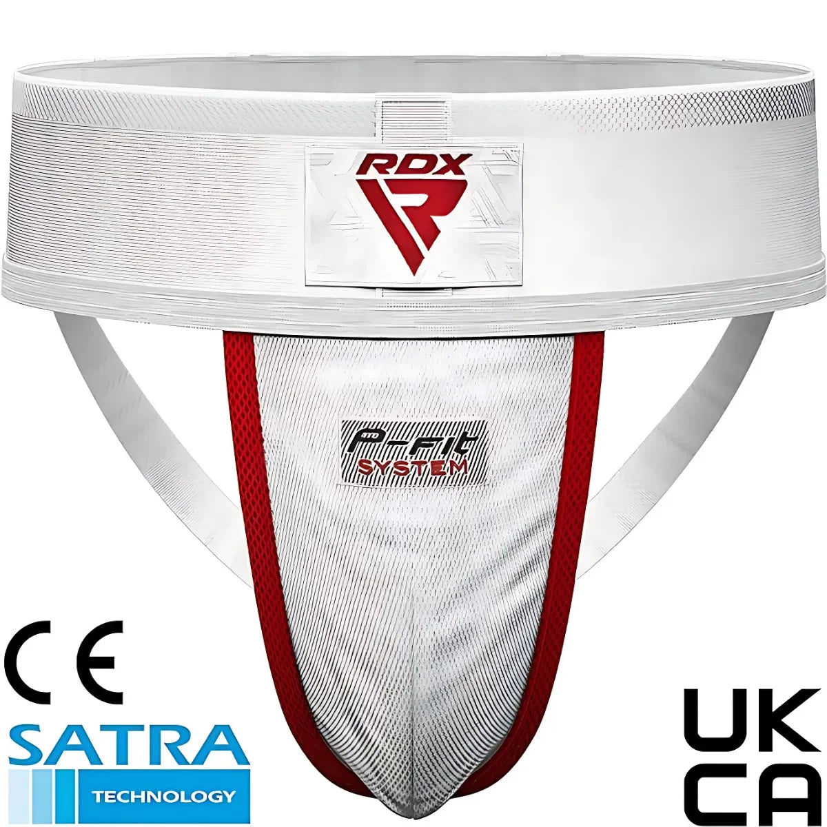 RDX Sports H1+ Kruisbeschermer met Gel Cup Wit