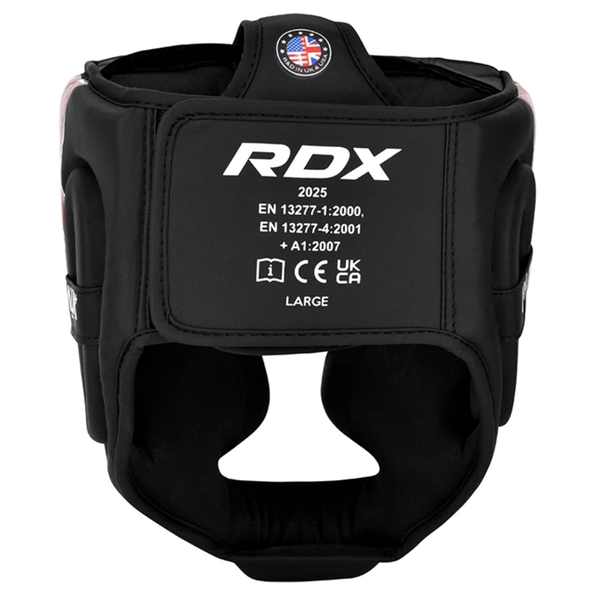 RDX Sports Hoofdbeschermer Aura F17 Zwart Met Rood
