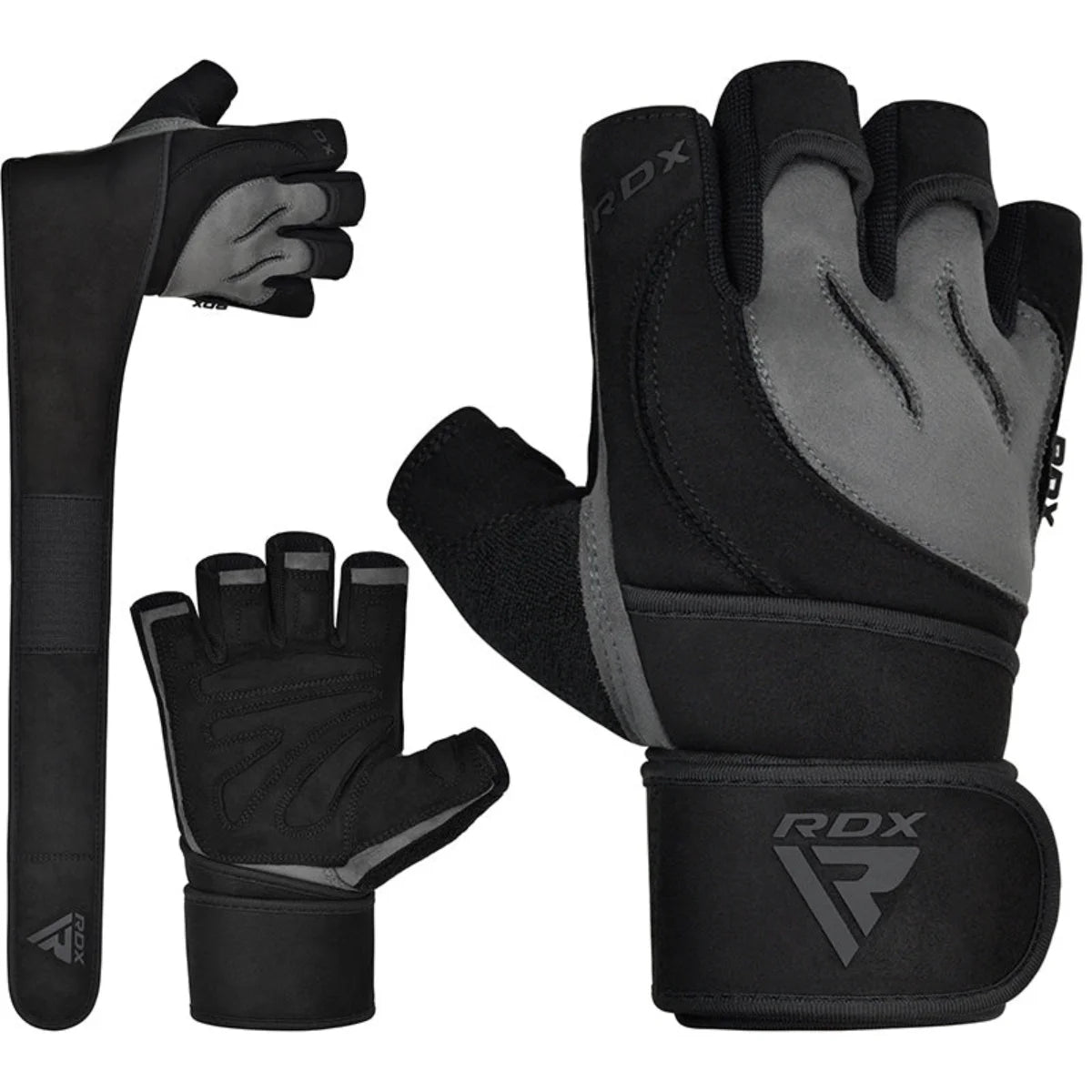 RDX Sports L4 Fitnesshandschoenen - Grijs