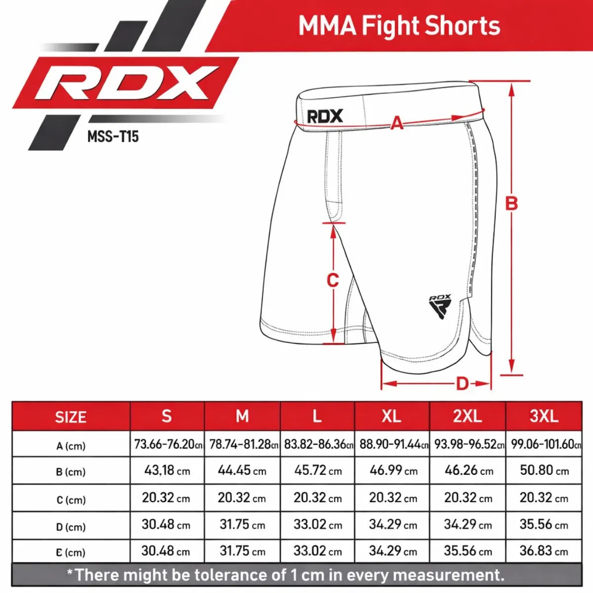 RDX Sports MMA-SHORT T15 LEGERGROEN