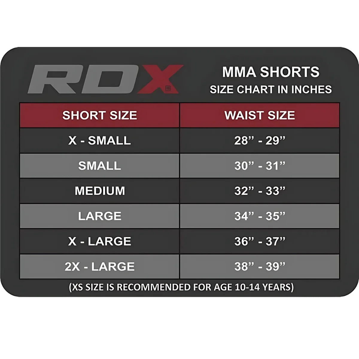 RDX Sports R3 Revenge Series MMA Shorts