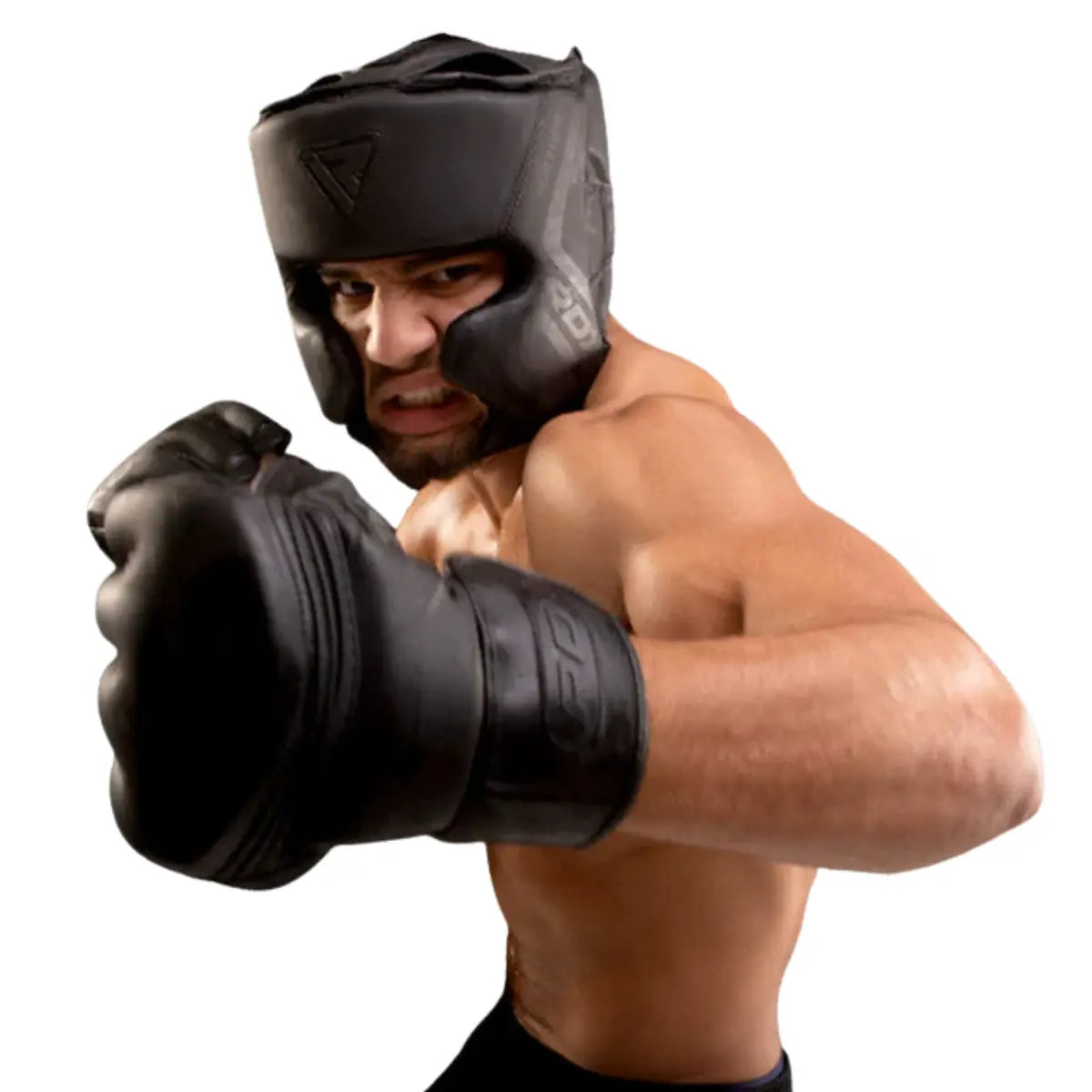 RDX Sports T15 Noir Cheek Protector Hoofdbeschermer Zwart