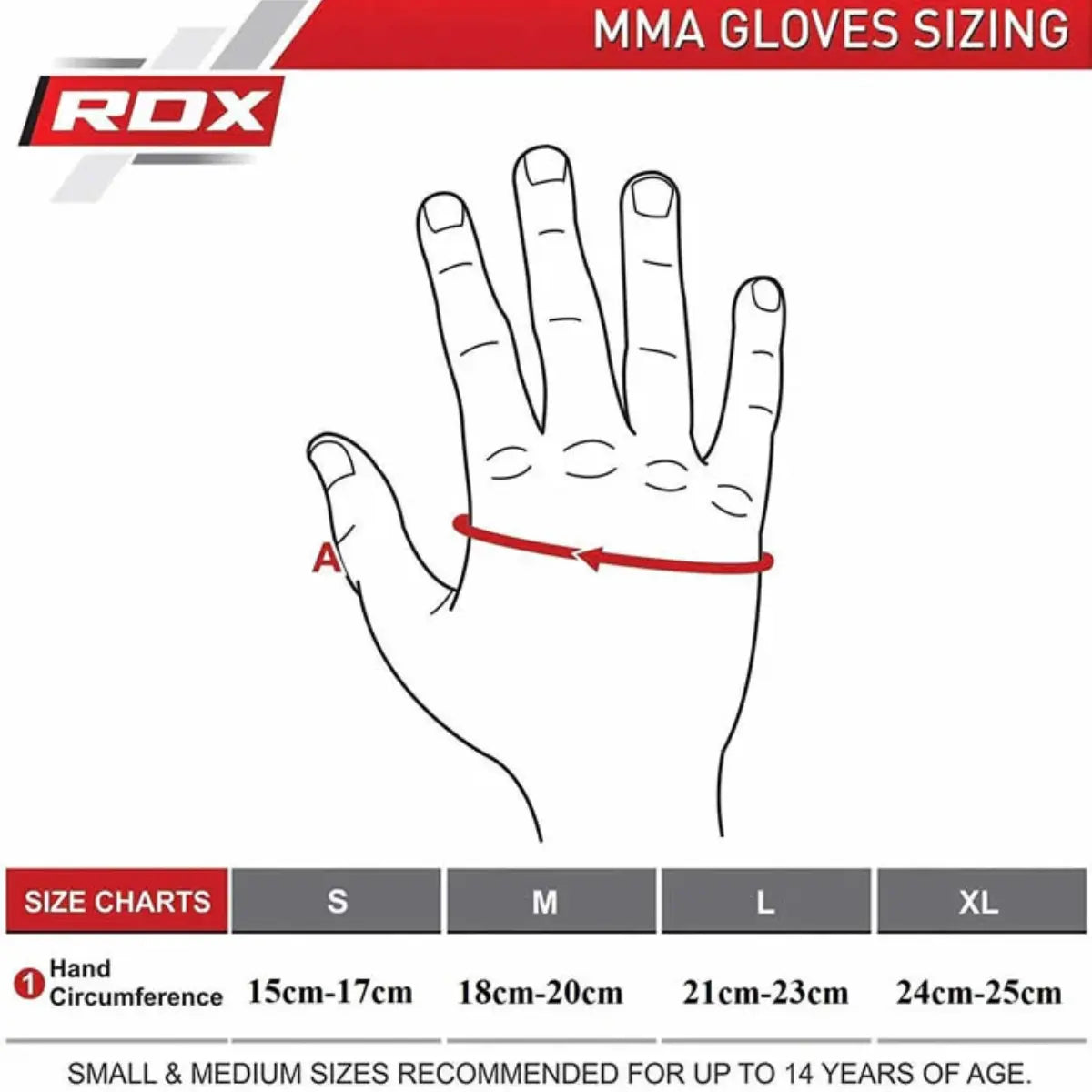 RDX Sports T15 Noir MMA Sparring Handschoenen