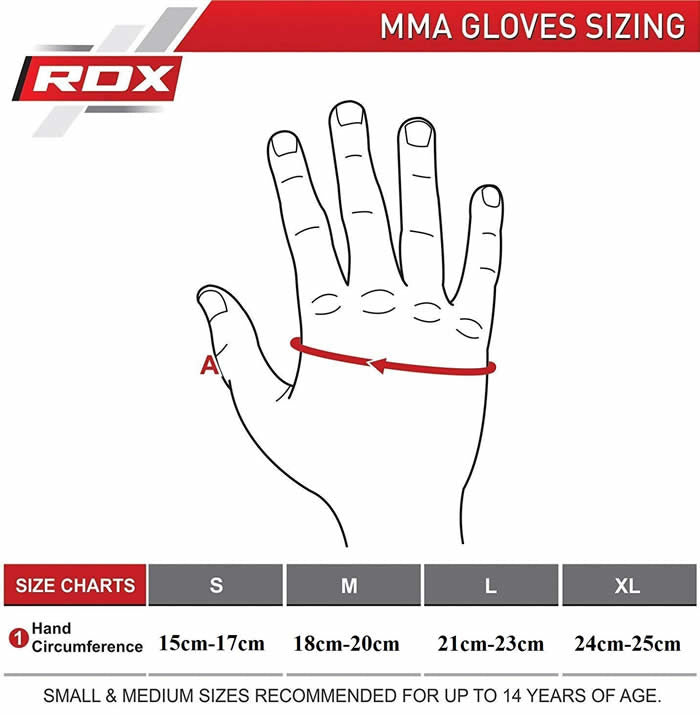 RDX Sports T6 MMA Grappling Handschoenen Geel