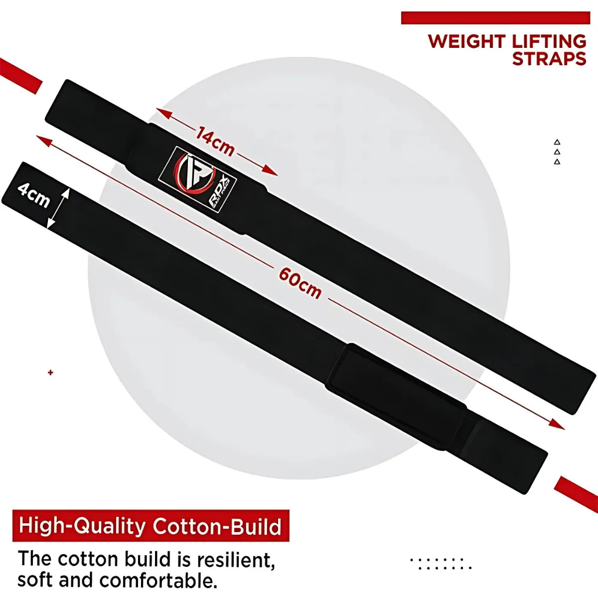 RDX Sports W1 Lifting Straps