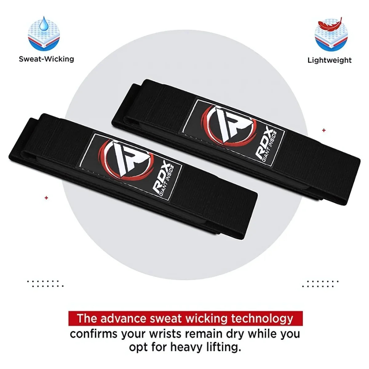 RDX Sports W1 Lifting Straps