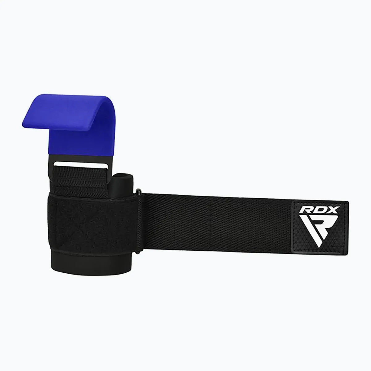 RDX Sports W5 Gel Lifting Hook Straps Met Grip Blauw