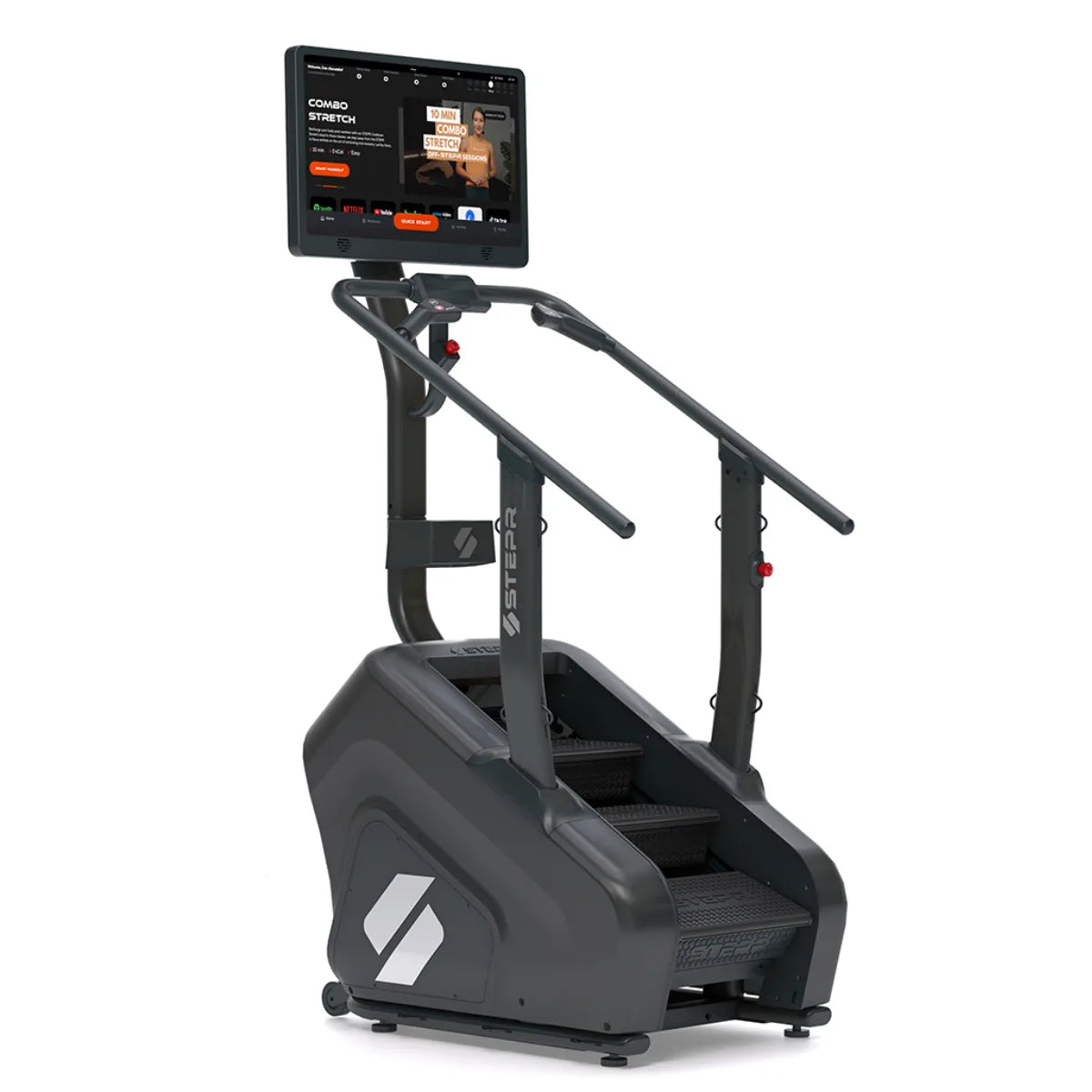 STEPR stair climber in een premium trainingsomgeving