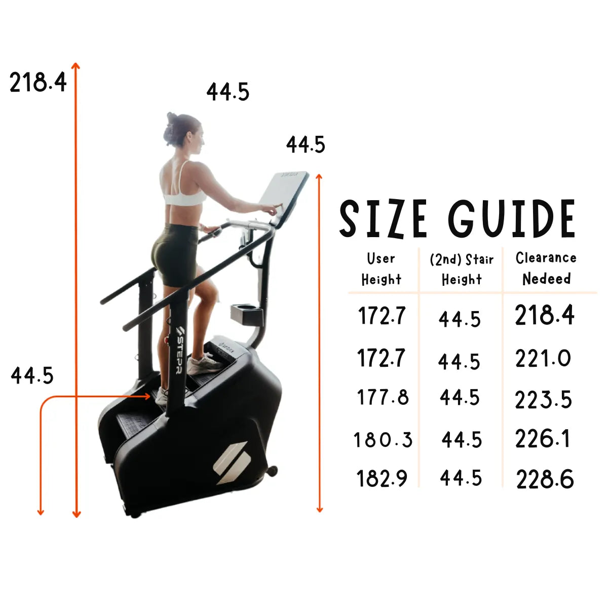STEPR Classic+ Stair Climber 27" HD Touchscreen
