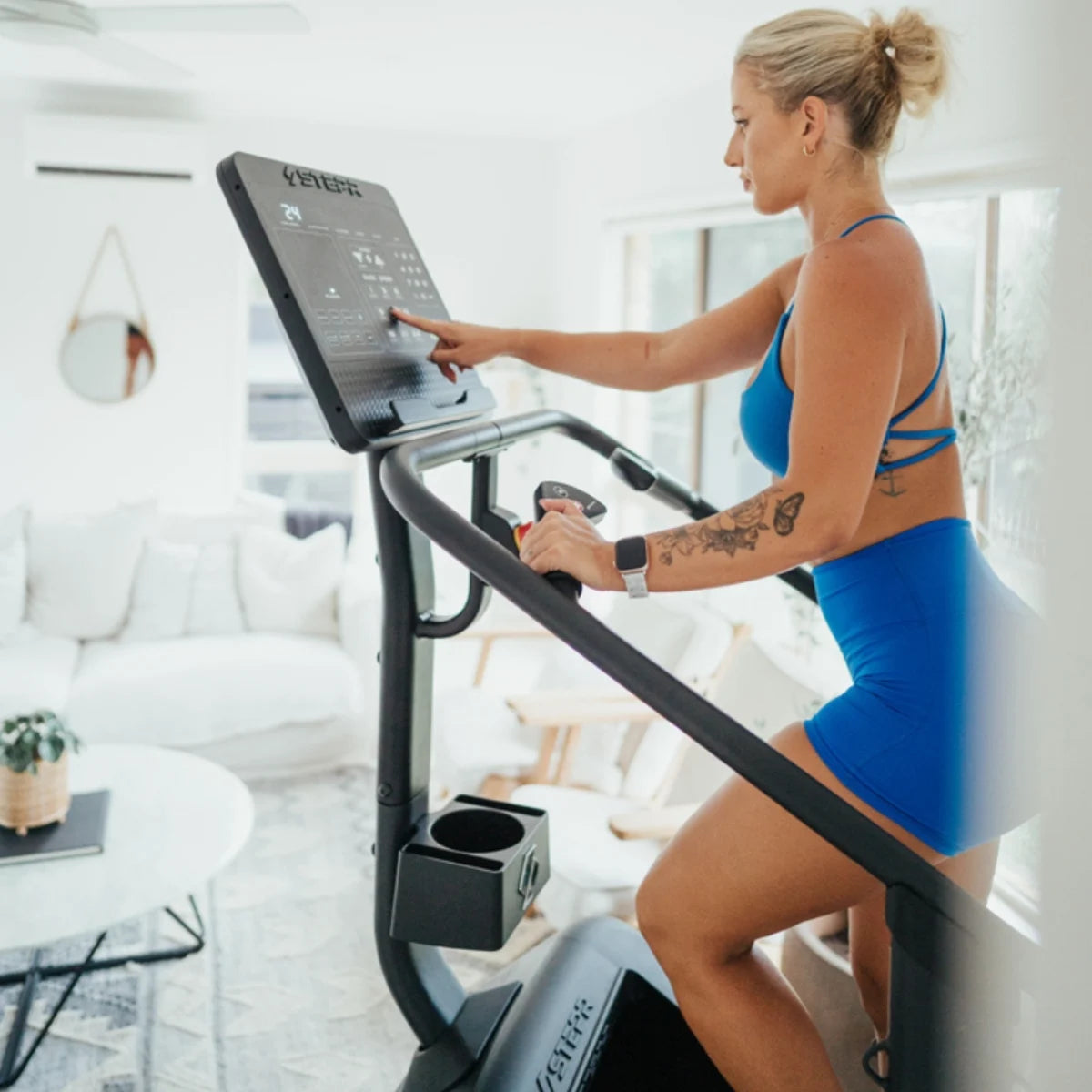 STEPR Stair climber Classic LED compact voor thuis