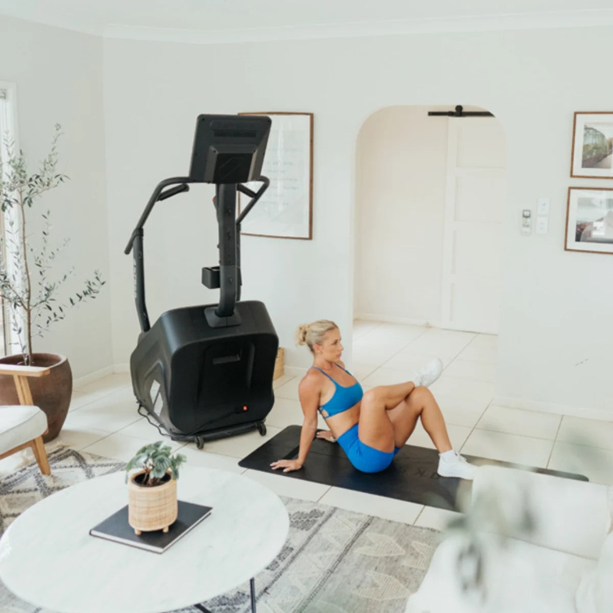 STEPR Stair climber Classic LED compact voor thuis