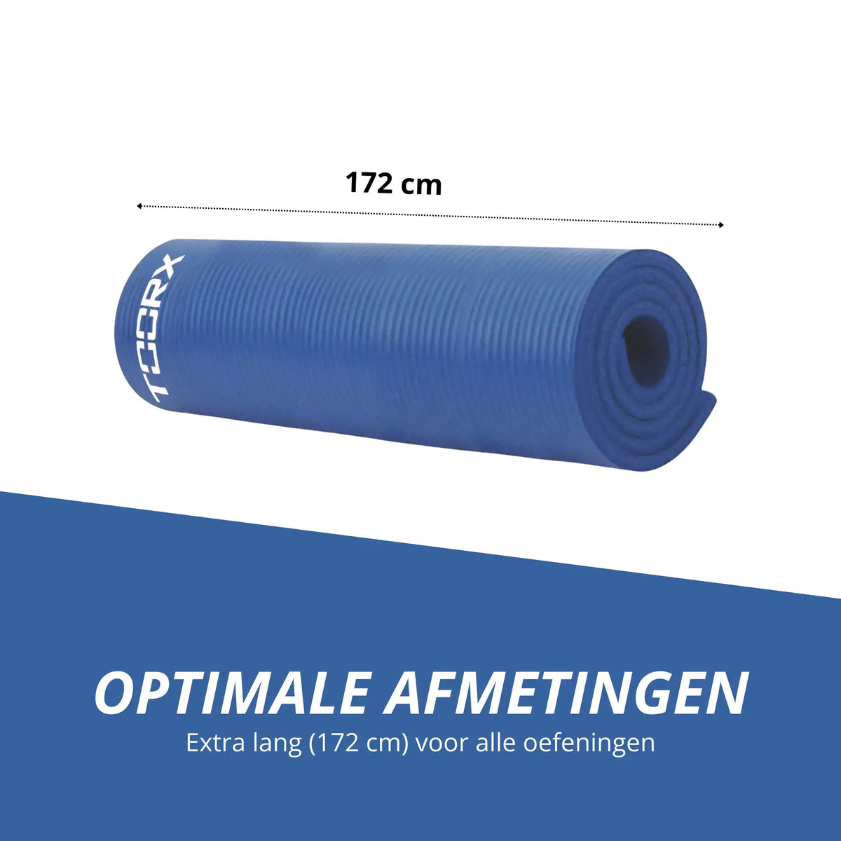 Toorx Fitness Fitnessmat PRO - Yogamat -  172 x 61 x 1,5 cm