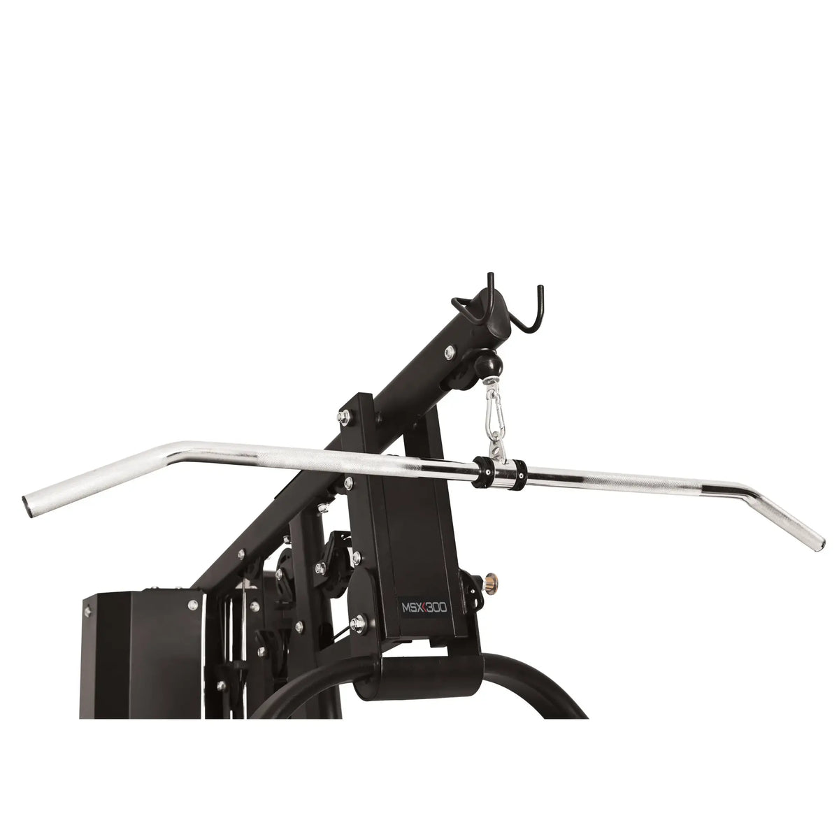 Latstang met kabel bovenaan de Toorx MSX-300 homegym.