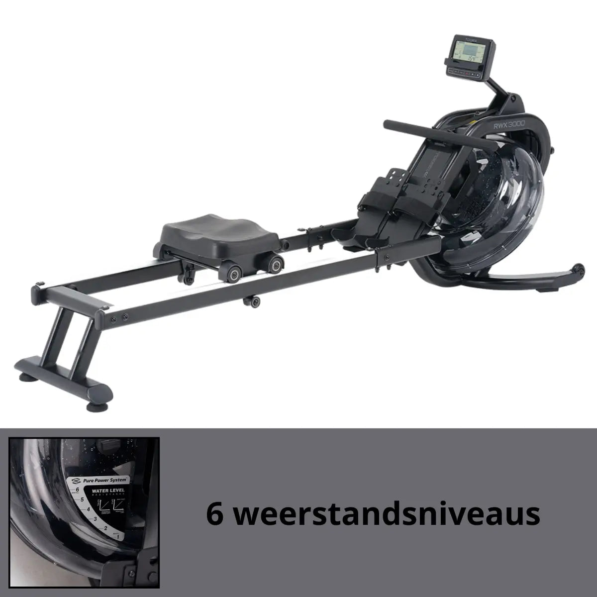 Toorx Fitness RWX-3000 Water Roeitrainer