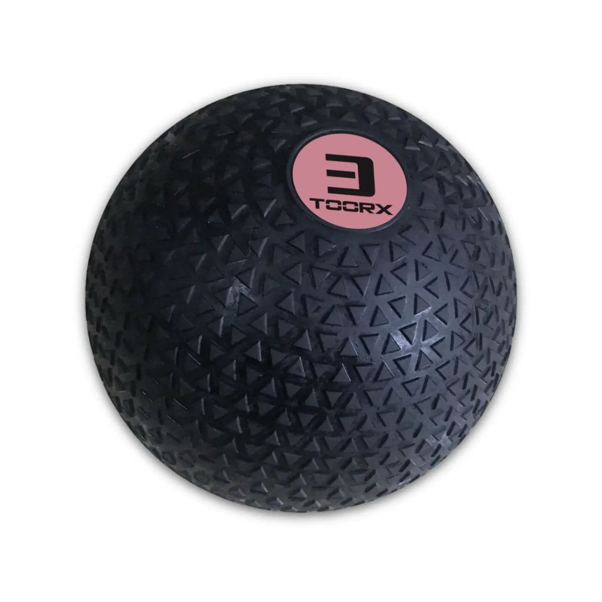 Zwarte Toorx Tire Look slamball van 3 kg met roze gewichtsaanduiding