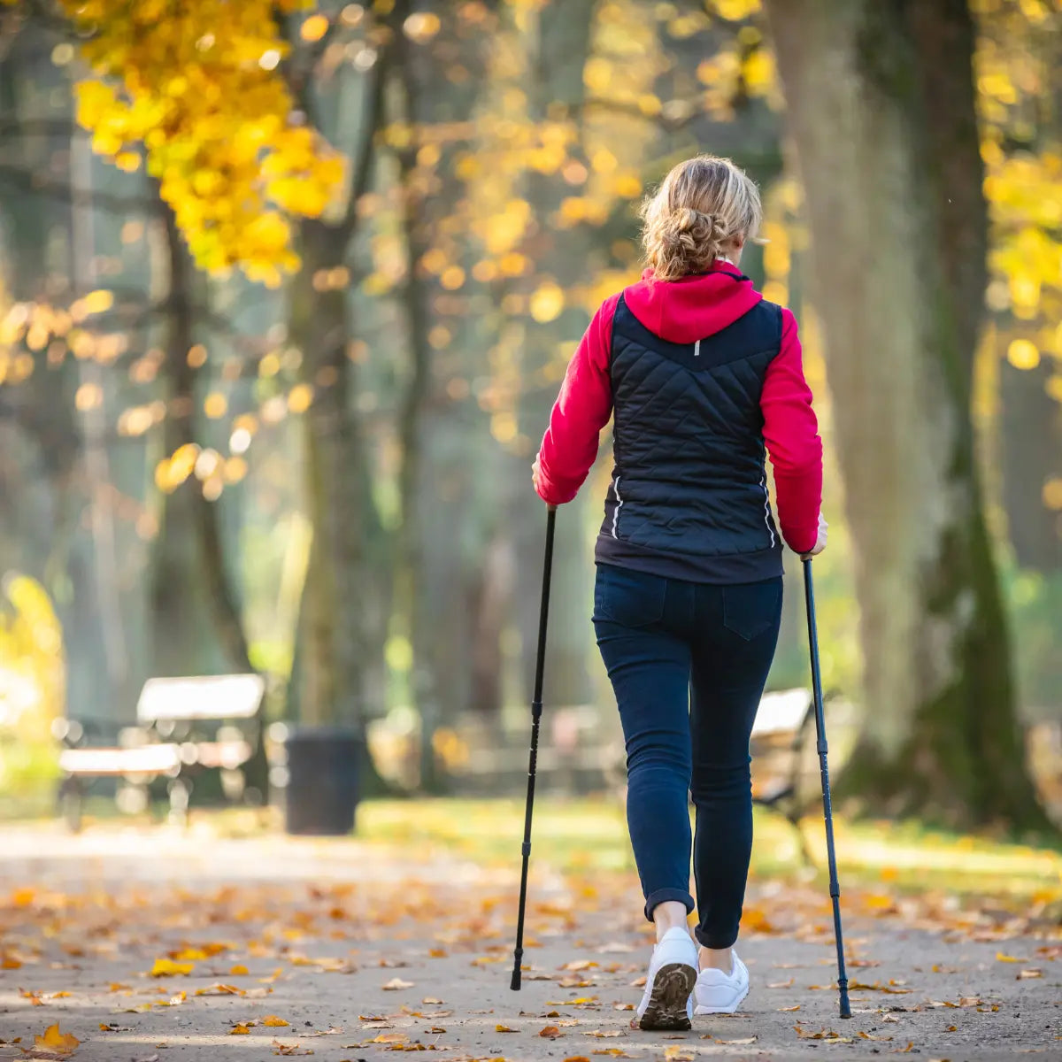 Toorx Fitness Wandelstok - Telescopisch Verstelbaar