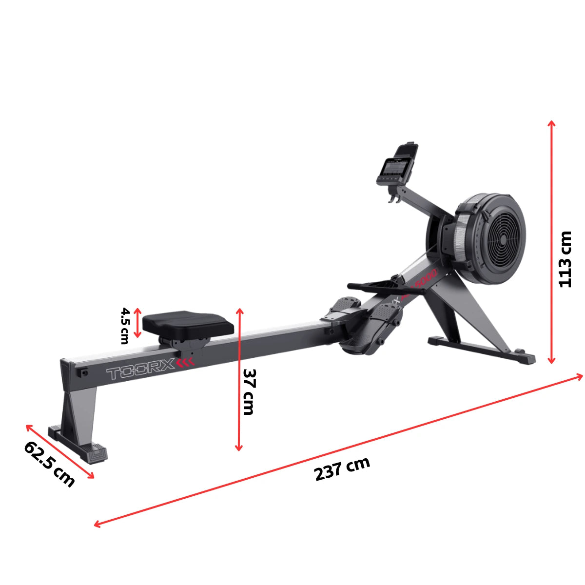 Toorx Professional Roeitrainer RWX AIR-5000